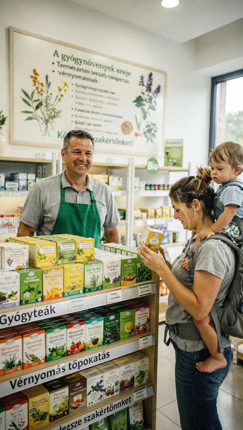 Gyógyteák, mint a hibiszkusz, amelyek jótékony hatással vannak a keringésre.