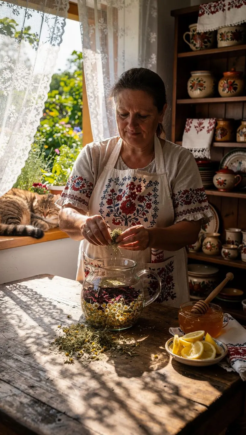 Egy tál teás készlet, amely a mindennapi teázás élményét fokozza.